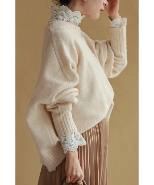 cawaii(カワイイ)の「デコルテと手元に映える白花レースカットソートップス(Tシャツ/カットソー・レディース・ホワイト・FREE)」の15枚目の写真