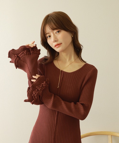 Lauren R Lauren*大人可愛い*フローラル*ティアードワンピース ラルフローレン RALPH LAUREN 華やかピンクにフローラル柄の上品