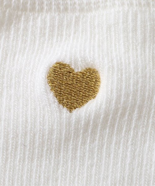 apres les cours(アプレレクール)の「ワンポイント刺繍ソックス(ソックス/靴下・キッズ・ブラック/ラベンダー/サックスブルー/アイボリー・12/15 /18/21)」の5枚目の写真
