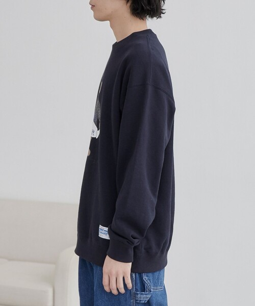 coen（コーエン）の「COSBY（コスビー）別注 　ベアプリントスウェット（スウェット・メンズ・ネイビー/ナチュラル・M/L/XL）」の13枚目の写真