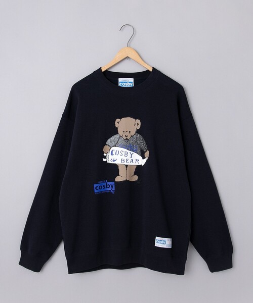 coen（コーエン）の「COSBY（コスビー）別注 　ベアプリントスウェット（スウェット・メンズ・ネイビー/ナチュラル・M/L/XL）」の11枚目の写真