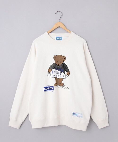 coen（コーエン）の「COSBY（コスビー）別注 　ベアプリントスウェット（スウェット・メンズ・ネイビー/ナチュラル・M/L/XL）」の10枚目の写真