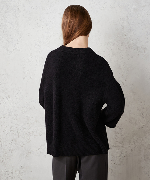 LE SOUK HOLIDAY(ルスークホリデー)の「【洗濯可能】シャギーニットプルオーバー(ニット/セーター・レディース・サックスブルー/ブラック/ベージュ・M/L)」の7枚目の写真