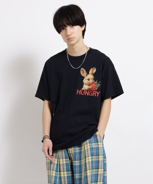 MILKBOY(ミルクボーイ)の「HUNGRY BUNNY Tシャツ(Tシャツ/カットソー・レディース・C/A/B・M/L)」の3枚目の写真