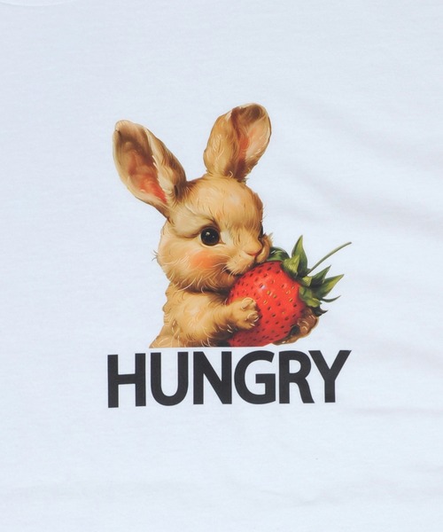 MILKBOY(ミルクボーイ)の「HUNGRY BUNNY Tシャツ(Tシャツ/カットソー・レディース・C/A/B・M/L)」の14枚目の写真