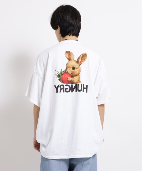 tシャツ HUNGRY BUNNY Tシャツ レディース メンズ HUNGRY BUNNY Tシャツ（Tシャツ/カットソー）｜MILKBOY（ミルク