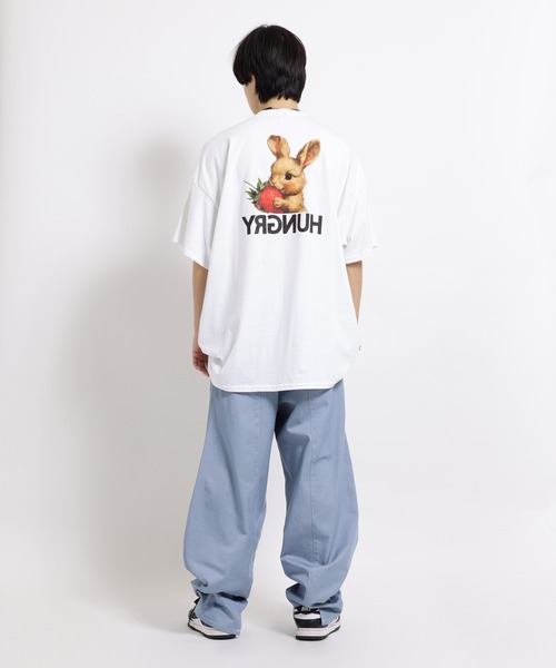 tシャツ HUNGRY BUNNY Tシャツ レディース メンズ HUNGRY BUNNY Tシャツ（Tシャツ/カットソー）｜MILKBOY（ミルク