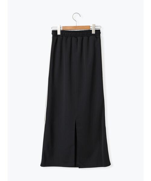 Lugnoncure（ルノンキュール）の「サイドラインナロースカート（スカート・レディース・オフホワイト/チャコールグレー/ブラック・F）」の9枚目の写真