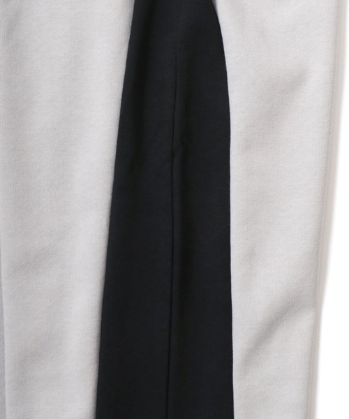 CONVERSE（コンバース）の「CONVERSE（コンバース）ユニフォーム風トラックパンツ/ハニカムスウェットパンツ メンズ レディース（スウェットパンツ・メンズ・ライトグレー/ブラック・LL/M/L）」の19枚目の写真