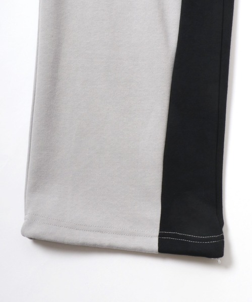 CONVERSE（コンバース）の「CONVERSE（コンバース）ユニフォーム風トラックパンツ/ハニカムスウェットパンツ メンズ レディース（スウェットパンツ・メンズ・ライトグレー/ブラック・LL/M/L）」の15枚目の写真