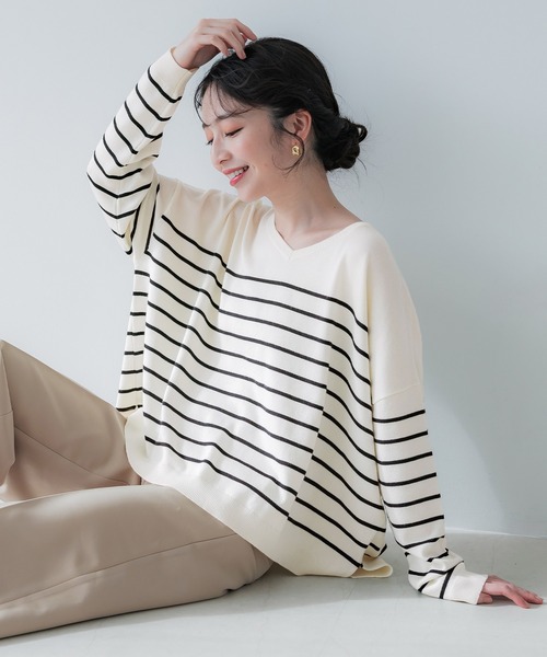 トップス kskmyt5914 SLY | CRUSHED OVER SWEAT トップス (Tシャツ・カットソー(長袖