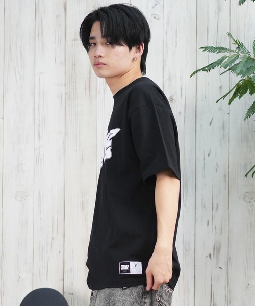 FORGET NEVER（フォーゲットネバー）の「【ムラサキスポーツ限定】FORGET NEVER/フォーゲットネバー 半袖Tシャツ フロントプリント 252OO1ST555FN（Tシャツ/カットソー・メンズ・ホワイト/ブラック・XL/L/M）」の10枚目の写真