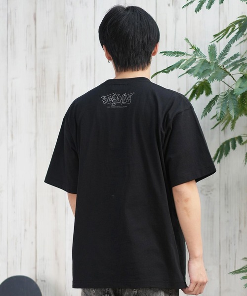 FORGET NEVER（フォーゲットネバー）の「【ムラサキスポーツ限定】FORGET NEVER/フォーゲットネバー 半袖Tシャツ フロントプリント 252OO1ST555FN（Tシャツ/カットソー・メンズ・ホワイト/ブラック・XL/L/M）」の11枚目の写真