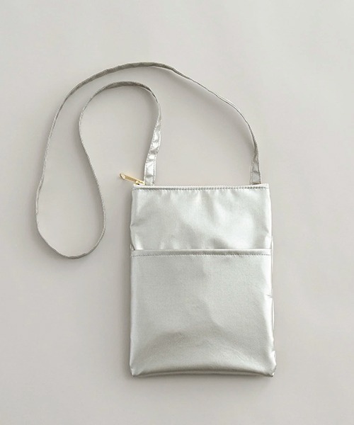 BANK シルバー フラットポシェット（ポーチ）｜DO Original（ドー
