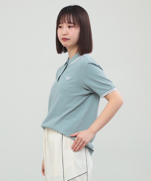 FRED PERRY(フレッドペリー)の「【別注】FRED PERRY / G3600(ポロシャツ・レディース・ホワイト/ライトブルー・10/8)」の19枚目の写真