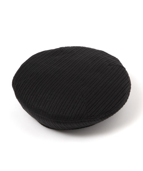 studio CLIP（スタディオクリップ）の「ニットソーベレー（ハンチング/ベレー帽・レディース・アイボリー/ブラック・FREE）」の2枚目の写真