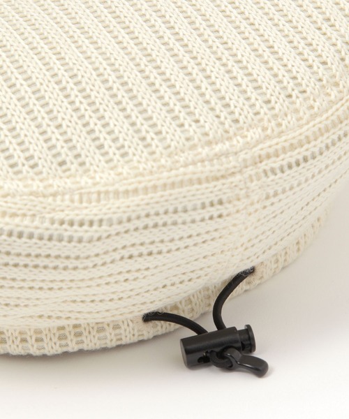 studio CLIP（スタディオクリップ）の「ニットソーベレー（ハンチング/ベレー帽・レディース・アイボリー/ブラック・FREE）」の5枚目の写真