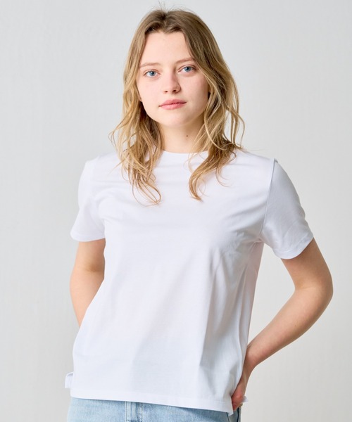 COLONY 2139(コロニートゥーワンスリーナイン)の「プレーティング半袖Tシャツ(Tシャツ/カットソー・レディース・ネイビー/チャコールグレー/グレー/ブラック/ホワイト・LARGE/MEDIUM/SMALL)」の2枚目の写真