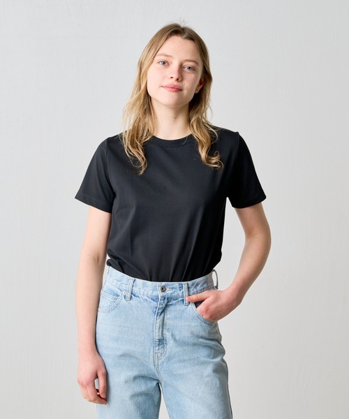 COLONY 2139(コロニートゥーワンスリーナイン)の「プレーティング半袖Tシャツ(Tシャツ/カットソー・レディース・ネイビー/チャコールグレー/グレー/ブラック/ホワイト・LARGE/MEDIUM/SMALL)」の11枚目の写真