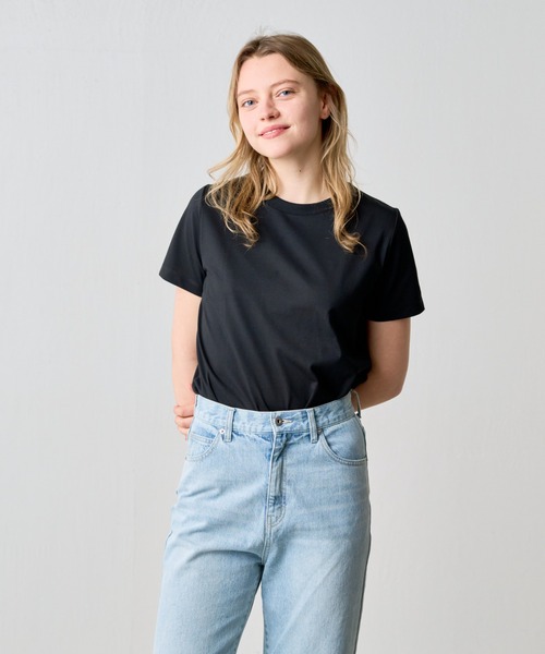 COLONY 2139(コロニートゥーワンスリーナイン)の「プレーティング半袖Tシャツ(Tシャツ/カットソー・レディース・ネイビー/チャコールグレー/グレー/ブラック/ホワイト・LARGE/MEDIUM/SMALL)」の12枚目の写真