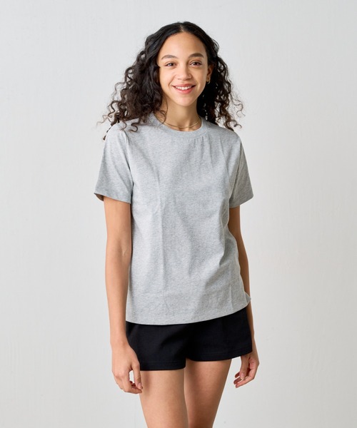 COLONY 2139(コロニートゥーワンスリーナイン)の「プレーティング半袖Tシャツ(Tシャツ/カットソー・レディース・ネイビー/チャコールグレー/グレー/ブラック/ホワイト・LARGE/MEDIUM/SMALL)」の20枚目の写真