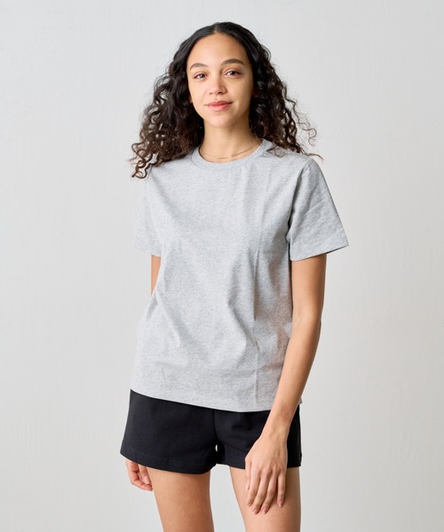 COLONY 2139(コロニートゥーワンスリーナイン)の「プレーティング半袖Tシャツ(Tシャツ/カットソー・レディース・ネイビー/チャコールグレー/グレー/ブラック/ホワイト・LARGE/MEDIUM/SMALL)」の21枚目の写真