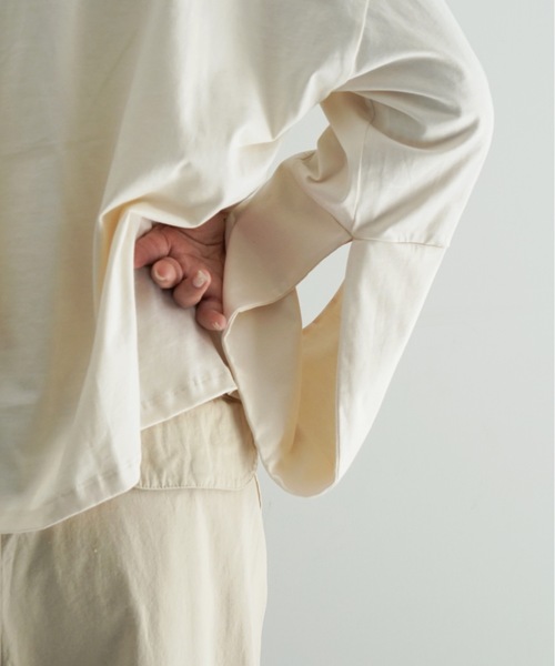 カットソー(長袖+七分) BASERANGE HARBOUR LONG SLEEVE TEE BASERANGE（ベースレンジ）の「BASERANGE HARBOUR LONG SLEEVE TEE（T