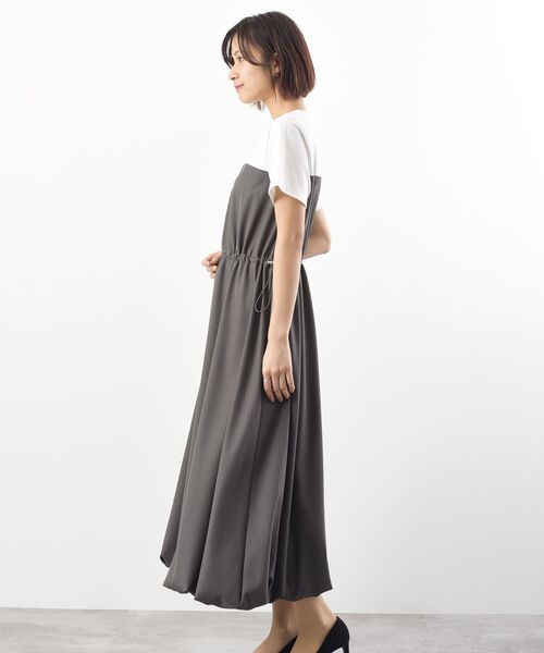 Sheller ドッキング バルーン ワンピース ドロストドッキングバルーンワンピース-short & regular | 小柄