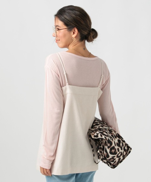 BAYFLOW（ベイフロー）の「[セットアップ可能]リネンキャミビスチェ（キャミソール・レディース・アイボリー/イエロー・SMALL/MEDIUM）」の16枚目の写真