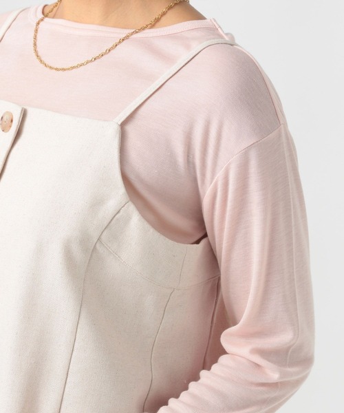 BAYFLOW（ベイフロー）の「[セットアップ可能]リネンキャミビスチェ（キャミソール・レディース・アイボリー/イエロー・SMALL/MEDIUM）」の7枚目の写真