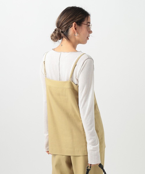 BAYFLOW（ベイフロー）の「[セットアップ可能]リネンキャミビスチェ（キャミソール・レディース・アイボリー/イエロー・SMALL/MEDIUM）」の19枚目の写真