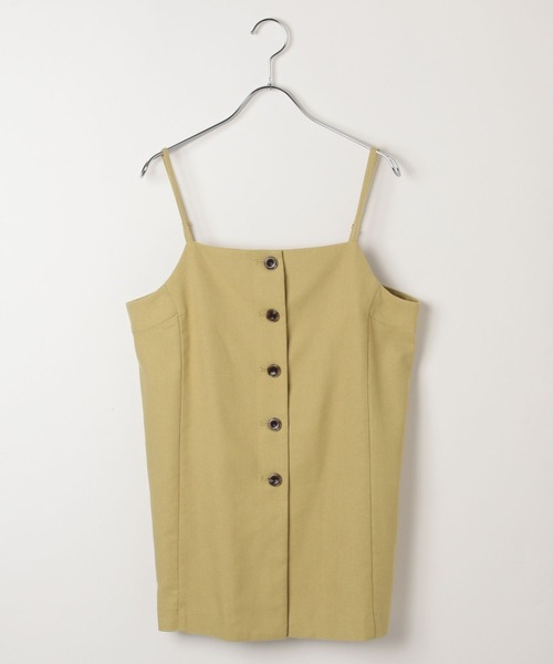 BAYFLOW（ベイフロー）の「[セットアップ可能]リネンキャミビスチェ（キャミソール・レディース・アイボリー/イエロー・SMALL/MEDIUM）」の10枚目の写真