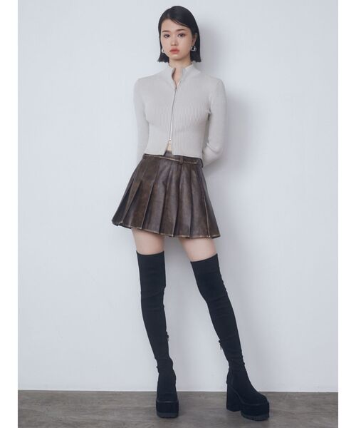 EMODA（エモダ）の「スクエアフィットロングブーツ（ブーツ・レディース・ブラック・SMALL/MEDIUM/LARGE）」の21枚目の写真