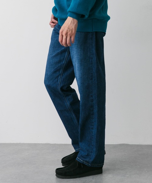 【Lee101xDOORS】別注ストレートデニムパンツ/美品/ミディアム Lee ジーンズ 「別注」Lee101×DOORS STRAIGHTPANTS メンズ
