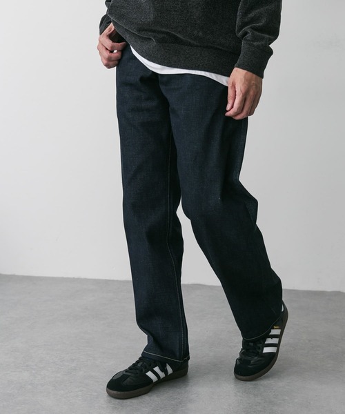 パンツ Lee black flared remake denim Wrangler（ラングラー）の「Lee/リー【ユニセックス】Wrangler