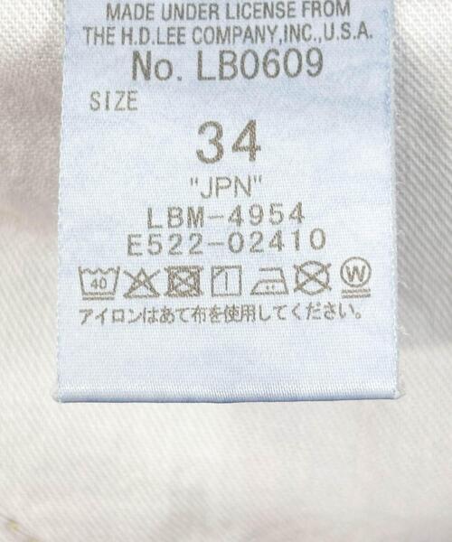 Lee（リー）の「『別注』Lee101×DOORS　STRAIGHTPANTS（デニムパンツ・メンズ・インディゴブルー/ライトインディゴブルー/ノンウォッシュ/ワンウォッシュ・36/34/32/30/28）」の21枚目の写真