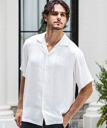 1PIU1UGUALE3  RELAX  | 1PIU1UGUALE3 RELAX(ウノピゥウノウグァーレトレ リラックス)ロゴアロハ半袖シャツ ショートスリーブシャツ(シャツ/ブラウス)