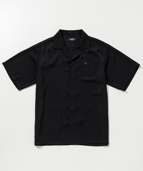 1PIU1UGUALE3  RELAX （ウノピゥウノウグァーレトレ リラックス）の「1PIU1UGUALE3 RELAX(ウノピゥウノウグァーレトレ リラックス)ロゴアロハ半袖シャツ ショートスリーブシャツ（シャツ/ブラウス・メンズ・ホワイト/ブラック・S/M/L/XL/XXL）」の22枚目の写真