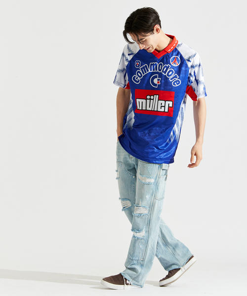 PARIS SAINT-GERMAIN(パリサンジェルマン)の「Paris St Germain 1992 Away shirt PSG92AP Y(Tシャツ/カットソー・メンズ・その他・XX-LARGE/X-LARGE/LARGE/MEDIUM)」の4枚目の写真