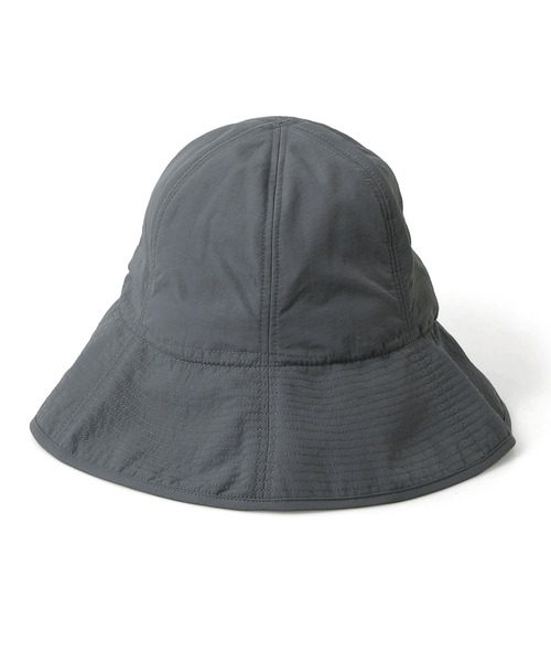 halo commodity（ハロ　コモディティー）の「halo commodity Karst Horn Hat ハロ コモディティー カルストホーンハット アドベンチャーハット サファリハット 帽子 ヒモ付き（ハット・レディース・チャコールグレー/ブラック・FREE）」の12枚目の写真