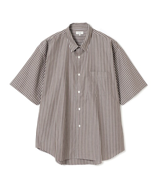 BEAMS（ビームス）の「ストライプ イージー ミニレギュラーカラー シャツ（シャツ/ブラウス・メンズ・ブラウン/サックスブルー・XL/L/M/S）」の2枚目の写真