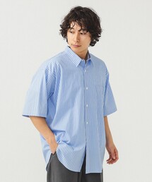BEAMS | ストライプ イージー ミニレギュラーカラー シャツ(シャツ/ブラウス)