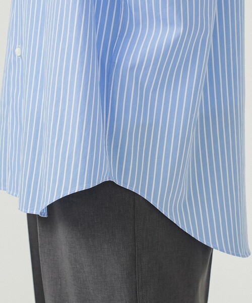 BEAMS（ビームス）の「ストライプ イージー ミニレギュラーカラー シャツ（シャツ/ブラウス・メンズ・ブラウン/サックスブルー・XL/L/M/S）」の13枚目の写真