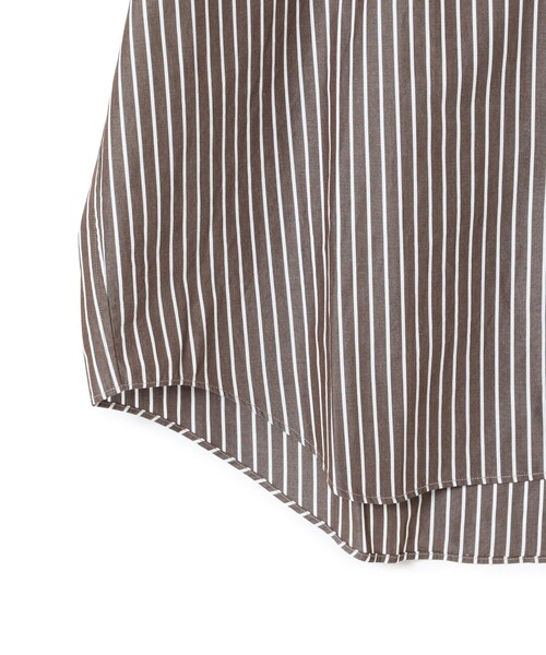 BEAMS（ビームス）の「ストライプ イージー ミニレギュラーカラー シャツ（シャツ/ブラウス・メンズ・ブラウン/サックスブルー・XL/L/M/S）」の8枚目の写真
