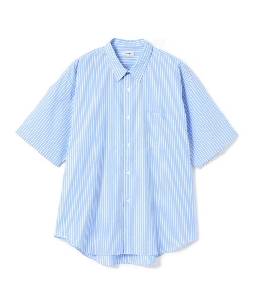 BEAMS（ビームス）の「ストライプ イージー ミニレギュラーカラー シャツ（シャツ/ブラウス・メンズ・ブラウン/サックスブルー・XL/L/M/S）」の6枚目の写真