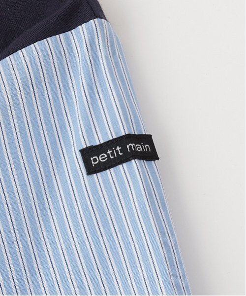 petit main(プティマイン)の「働く車袖布帛Tシャツ(Tシャツ/カットソー・キッズ・ネイビー/アイボリー・110cm/100cm/90cm/80cm/120cm/130cm)」の11枚目の写真