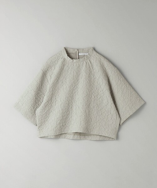 BEAUTY&YOUTH UNITED ARROWS(ビューティーアンドユースユナイテッドアローズ)の「ジャガード クルーネック 6分袖 プルオーバー(Tシャツ/カットソー・レディース・ブラック/グレー/ホワイト・FREE)」の22枚目の写真