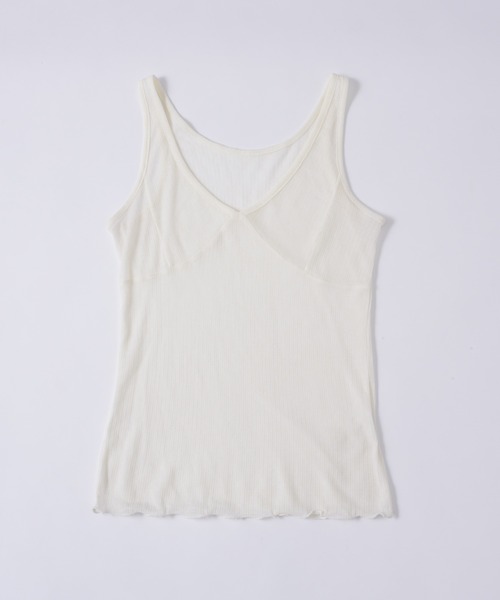 GIUNON ソフトシアータンクトップ GIUNON タンクトップ ノースリーブ soft sheer tank top