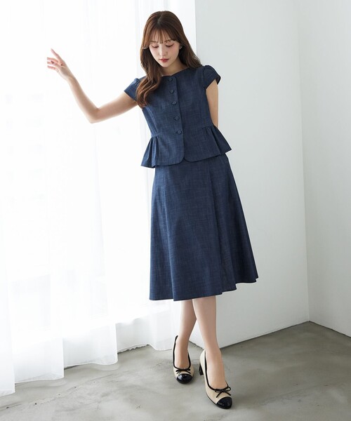 TOCCA（トッカ）の「NIGHT OCEAN ドレス（ドレス・レディース・ネイビー系・00/0/2/4/6）」の2枚目の写真