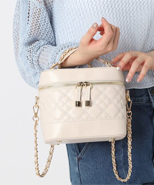 セール】キルティングバニティバッグ（ショルダーバッグ